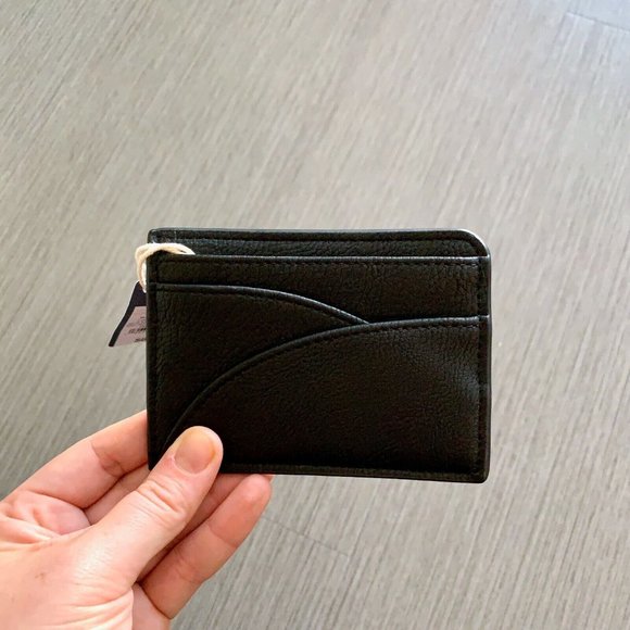 Faux Leather Card Case - Set of 3 - Lilac Pink Black - Picture 5 of 8